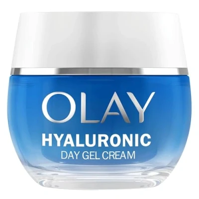 Afbeelding van 4x Olay Dagcrème Hyaluronic Parfumvrij 50 ml