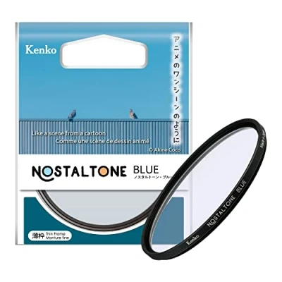 Afbeelding van Kenko Soft Effect Filter NOSTALTONE BLAUW φ62mm, met kleureffect, voor contrastaanpassing, gemaakt in Japan