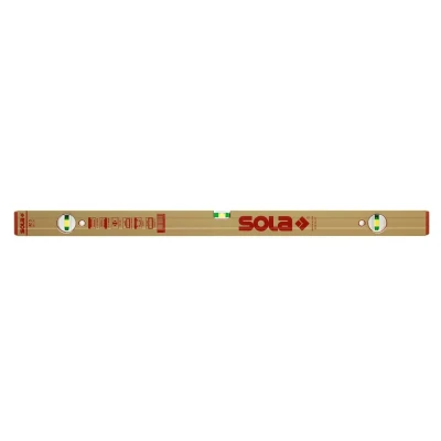 Afbeelding van Sola Alu blokwaterpas AZ3/120, 120cm 3 libellen 0,50mm/m goud 01169401
