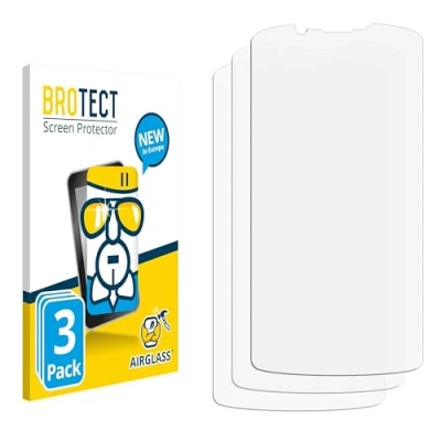 Afbeelding van BROTECT Screenprotector voor Zebra TC53e Folie Beschermfolie Beschermglas transparant (3 Stuks)