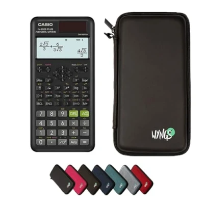 Afbeelding van CALCUSO basispakket zwart van de Casio FX 85ES Plus 2nd Edition zakrekenmachine
