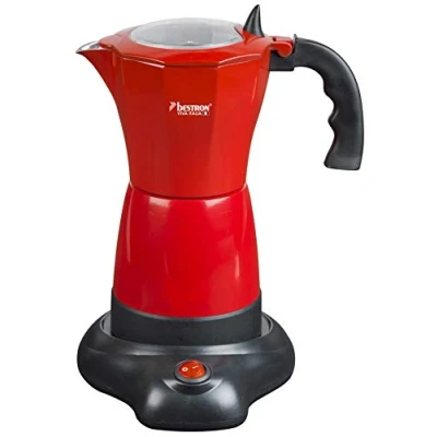 Afbeelding van Bestron AES480 Elektrische Percolator Rood Keukenapparaten