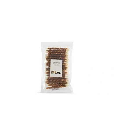 Afbeelding van Petstyle Living Gedraaide Sticks met Eend Hondensnacks 30 Stuks