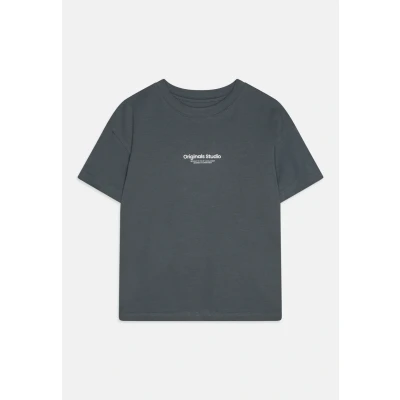 Afbeelding van Jack &amp; Jones Junior Jorvesterbro SS CREW NECK NOOS Tshirt print, Heren, Maat: 128, Stormy weather