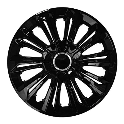 Afbeelding van NRM Extra Sterk Wieldoppen 16 inch Set van 4 stuks Zwart
