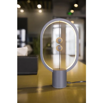 Afbeelding van DesignNest Heng Balance Lamp Ellipse Mini USB C Light Grey