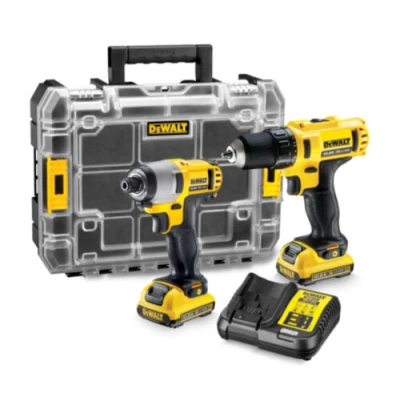 Afbeelding van DeWalt DCK211D2T QW DCD710 + DCF815 2.0Ah in TSTAK koffer