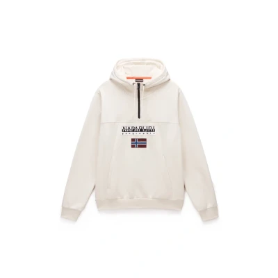 Afbeelding van NAPAPIJRI Sweatshirt &#039;Burgee Hzh 2.0&#039; ecru / donkerrood zwart