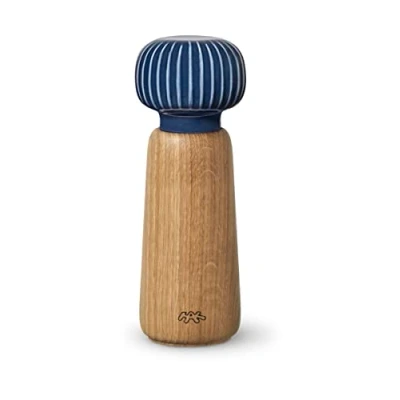 Afbeelding van Kahler Design Hammershøi Peper of Zout molen 17,5 cm Indigo Blauw