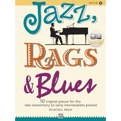 Afbeelding van Martha Mier: Jazz, Rags And Blues Book One. Partitions pour Piano