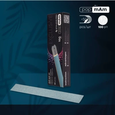Afbeelding van Staleks Pro Exclusive 22 PapmAm Rechte Vijl Grit 100 50 Stuks (DFCX 100)