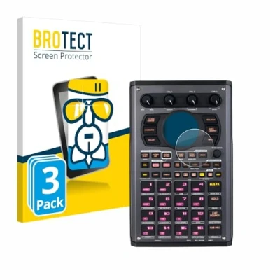 Afbeelding van BROTECT Screenprotector voor Roland SP 404MKII Folie Beschermfolie Beschermglas transparant (3 Stuks)