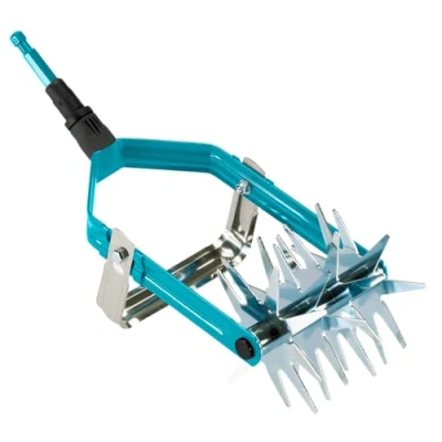 Afbeelding van GARDENA combisystem sterfrees met wiedmes: Tuinfrees voor het zaaiklaar en losser maken van de grond, werkbreedte 14 cm, kwaliteitsstaal, Duroplast coating, gegalvaniseerde sterwielen (3195 20)