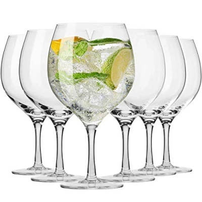 Afbeelding van KROSNO Gin Glazen Set van 6 Stuks 700 ml Harmony Collectie Ideaal voor Thuis, Restaurant, Evenementen en Feesten Vaatwasser Veilig