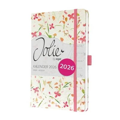Afbeelding van SIGEL J6307 Wochenkalender Jolie 2026, ca. A5, beigepink