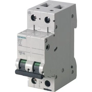 Afbeelding van Siemens automaat 400v 6ka 2 polig c karakteristiek 2a 5sl6202 7