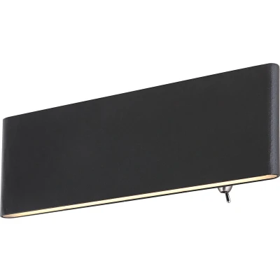 Afbeelding van Globo wandlamp Siegfried zwart luminium 41751 8B