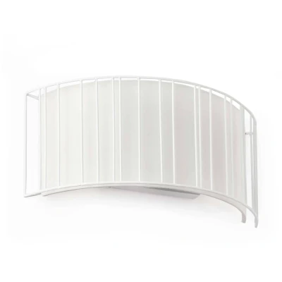 Afbeelding van Faro Lighting Linda 2 Light Indoor Wall Wit met Schaduw, E27