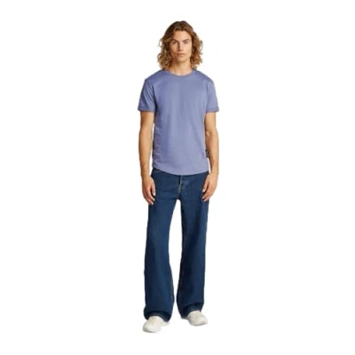 Afbeelding van Calvin Klein Jeans Badge TURN UP Sleeve Tshirt basic, Heren, Maat: Small, Grisaille