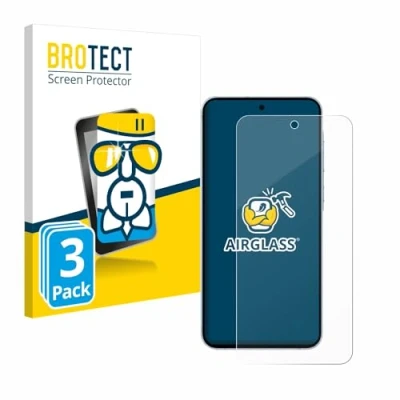 Afbeelding van BROTECT Glas Screen Protector voor Samsung Galaxy M35 (3 Stuks) Schermbeschermer [9H Hardheid, Beschermglas Folie niet Gehard Glas]