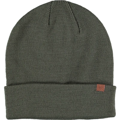 Afbeelding van Sarlini Muts heren Khaki One Size Beanie