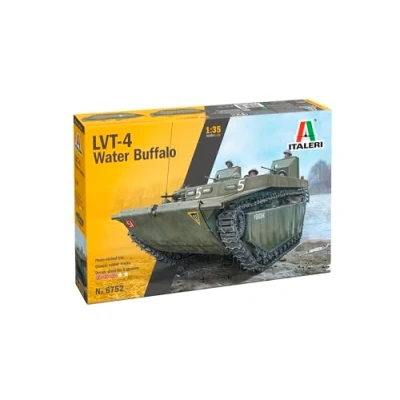 Afbeelding van 1:35 Italeri 6752 LVT 4 Water Buffalo (ETO) Militair Voertuig Plastic Modelbouwpakket