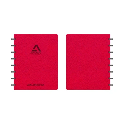 Afbeelding van Schrift Adoc Business A5 ruit 5x5mm 144blz 90gr rood