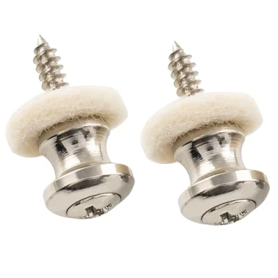 Afbeelding van Musiclily Pro Staal Strap Button Endpins voor Ukulele Klein Formaat Gitaar Bas, Nikkel (Set van 2)