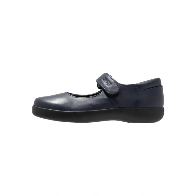 Afbeelding van Camper Spiral Comet Ballerina&#039;s met enkelbandjes, Maat: 25, Navy Leer