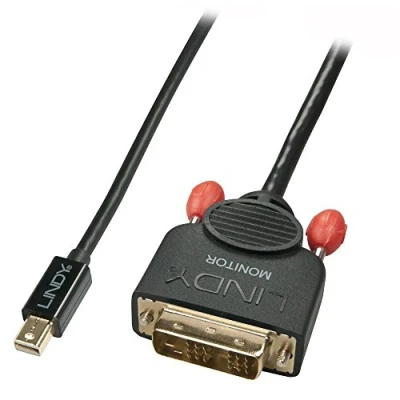 Afbeelding van Lindy 1m, Mini DisplayPort/DVI D 1m DisplayPort DVI Zwart