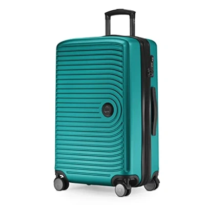Afbeelding van HAUPTSTADTKOFFER Mitte Middelgrote koffer met harde schaal, TSA, 4 wielen, ruimbagage 8 cm volumevergroting, 68 cm, 88 L, Turkoois