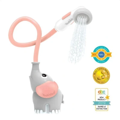 Afbeelding van Yookidoo Badspeelset Elephant Baby Shower Roze 0+ maanden