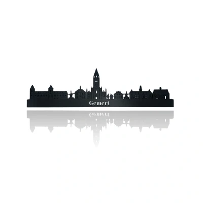 Afbeelding van Skyline van Gemert Zwart mdf 110 cm