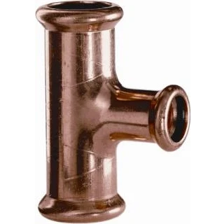 Afbeelding van VSH XPress Koper T koppeling 28 x 22 mm pers