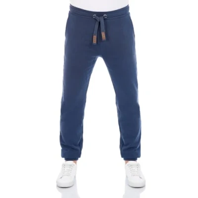 Afbeelding van riverso RIVKasper Joggingbroek voor heren, lang, regular fit, sportbroek, trainingsbroek, vrijetijdsbroek, grijs, rood, blauw, zwart, groen, S, M, L, XL, XXL, 3XL, 4XL, 5XL, Donkerblauw, M
