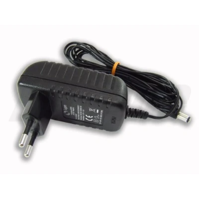 Afbeelding van LumenTEC 12V DC LED Voedingsadapter, AC 100 240V transformator voor strips 24W 2A 2.1/5.5, EU stekker (24W 2A)