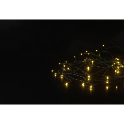 Afbeelding van Sygonix SY 4722050 Clusterlichtketting Binnen/buiten werkt op het lichtnet Aantal lampen 80 LED Warmwit Verlichte lengte: 21.85 m