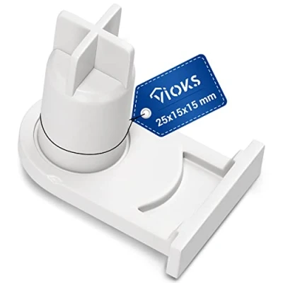 Afbeelding van VIOKS Deurscharnierbus vervanging voor Bosch 00169301/169301 / 05384490/5384490 koelkastscharnieren inbouwkoelkast/vriezer deur