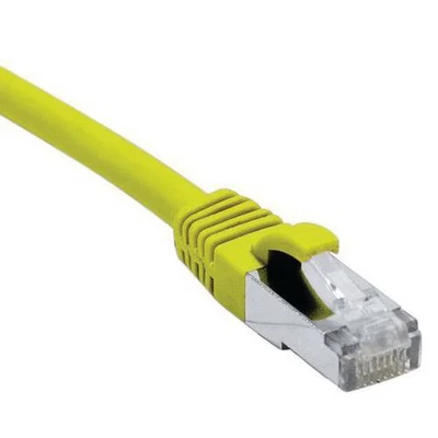 Afbeelding van connect 25 m Full Copper RJ45 F/UTP LSZH Cat. 6 met snijbescherming voor patchkabel, geel