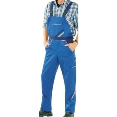 Afbeelding van Planam 2333054 Latzhose MG Tuinbroek Highline Maat 54 in zink/koningsblauw/rood, lichtgrijs/polymeerblauw