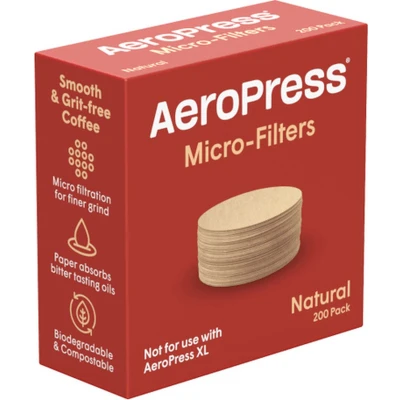 Afbeelding van AeroPress Filters Bruin (Natural) Standaard Maat 200 stuks