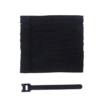 Afbeelding van YIXISI 100 stuks kabel Kabelbinder, klittenband klittenbandsluiting, herbruikbaar klittenband, kabels netjes te houden