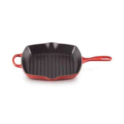 Afbeelding van Le Creuset Grillpan Vierkant Rood 26 cm