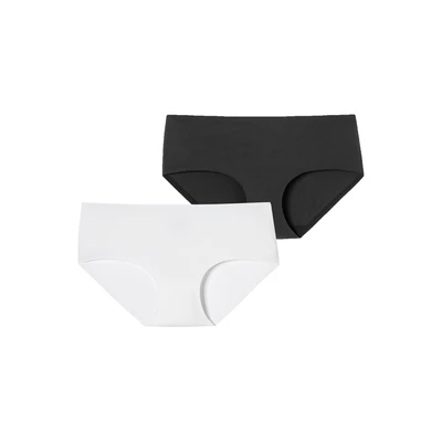 Afbeelding van Schiesser Invisible SOFT Slip, Dames, Maat: 34, Schwarz/weiss