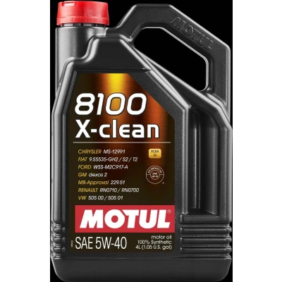 Afbeelding van Motorolie MOTUL 8100 X CLEAN 5W40 C3 4L