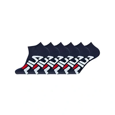 Afbeelding van FILA Herensokken van katoen (set 6), blauw, 39/42 EU