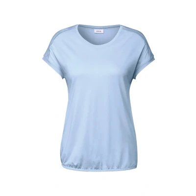 Afbeelding van Cecil Tshirt basic, Dames, Maat: Medium, Blau