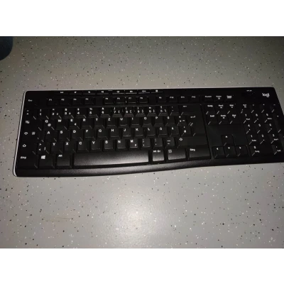 Afbeelding van Logitech K270 draadloos QWERTZ toetsenbord Zwitserse layout Zwart