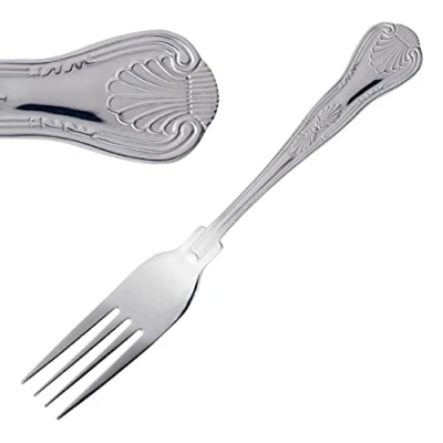 Afbeelding van Olympia kings bestekvorken (12 stuks), 205(l)mm, 18/0 roestvrij staal, hooggepolijste afwerking, vaatwasmachinebestendig, tafelvorken, restaurants, pubs, bars, bistro&#039;s, café&#039;s of thuisgebruik d683