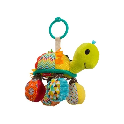 Afbeelding van Infantino Rammelaar Mirror Pal Turtle